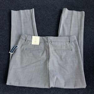 Joie Dress Pants Womens 10 Gray Check Twill High Rise Slim Leg Career Work